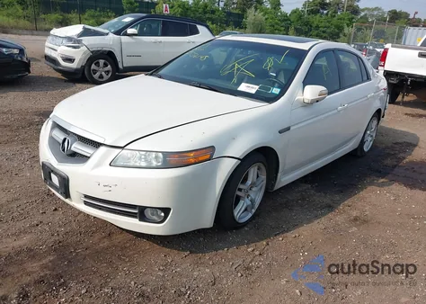 2008 Acura Tl 3.2 z USA, uszkodzony, nr VIN 19UUA66218A052044